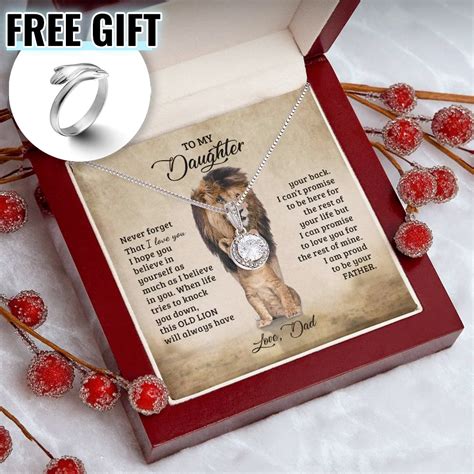 dad's love and pride - necklace gift set